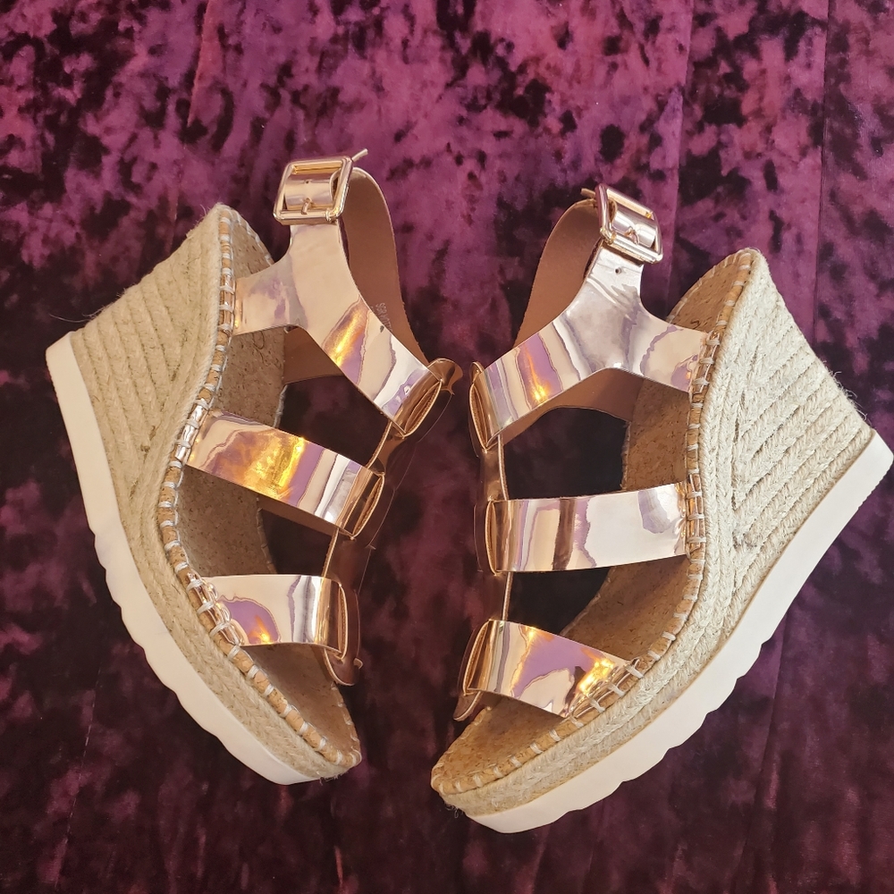 Sugar Rose Gold Gladiator Sandal